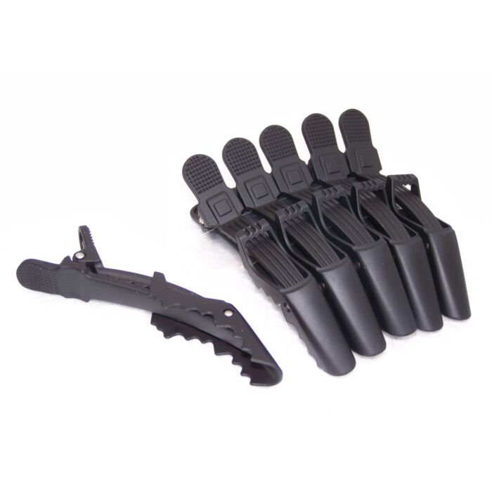 STYLING-Clipse schwarz 6er Set 