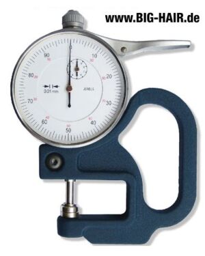 Haarstärken-Meßgerät
