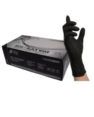 Friseurhandschuhe Nitril schwarz L