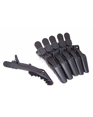 STYLING-Clipse schwarz 6er Set 